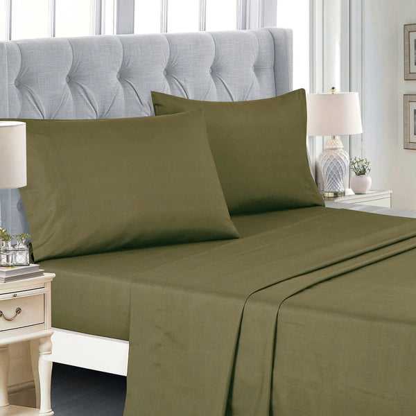9 Piece Bed-in-a-Bag Green & White Camouflage Patteren Soft Bedding Comforter Set
