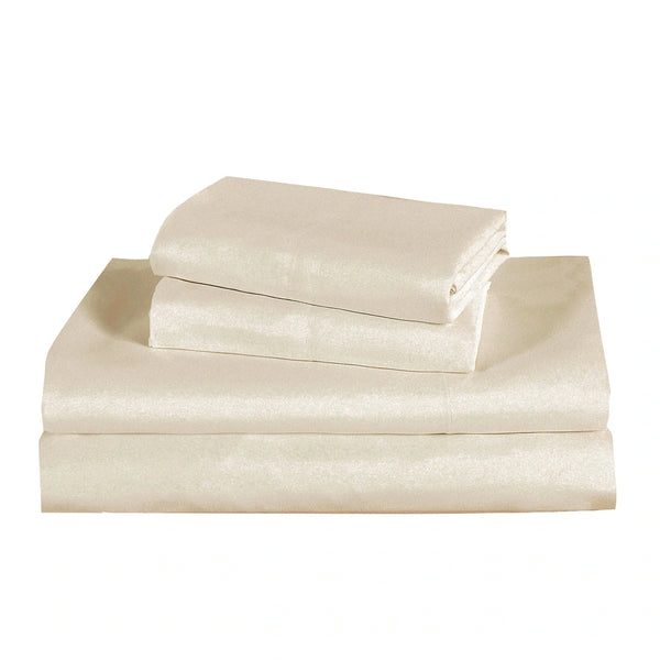 9 Piece Bed-in-a-Bag Beige & Off-White Geometric Soft Bedding Comforter Set