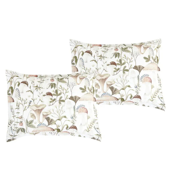6 Piece Ivory Green Floral Soft Bedding Comforter Set