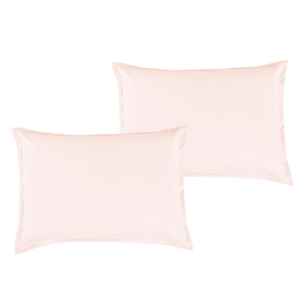 7 Piece Pink & White Solid Comforter Set Soft Bedding