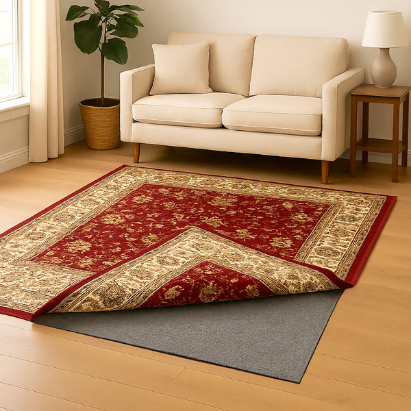 0.025" Thick Rug Pad Non-slip Grip Reduce Noise Carpet Mat for Hardwood Floor