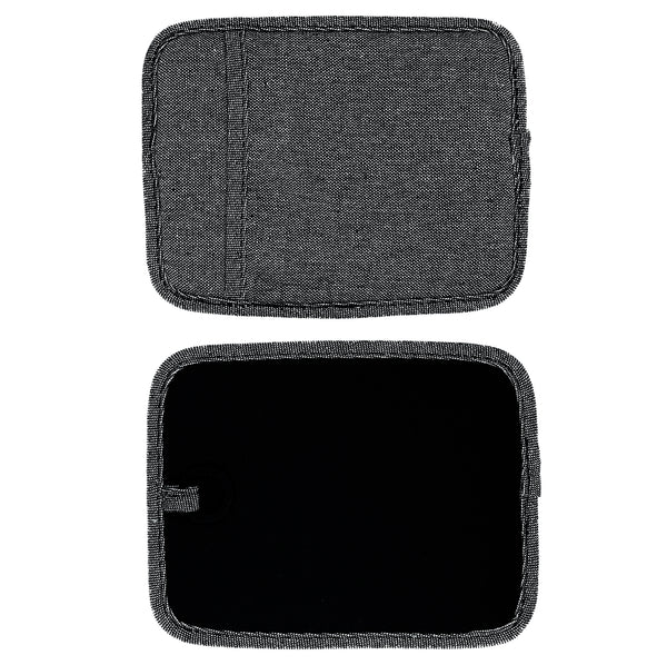 2 Pack - Black Heat Resistant Thick Soft Quilted Lining Kitchen Oven Pot Holders With Neoprene and Cotton Non-slip
