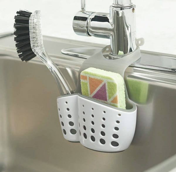 Kitchen Sink Caddy Sponge Holder With Drain Holes