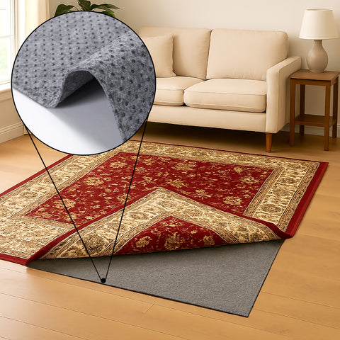 0.025" Thick Rug Pad Non-slip Grip Reduce Noise Carpet Mat for Hardwood Floor