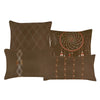7 Piece Brown Tribal Comforter Set Soft Bedding