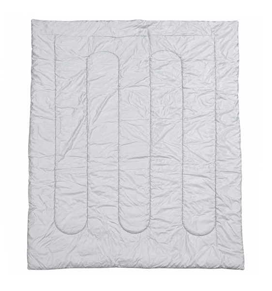 Black Silver Soft Quilted Lightweight All-Season Bedding Twin Reversible Comforter - 66"x90"