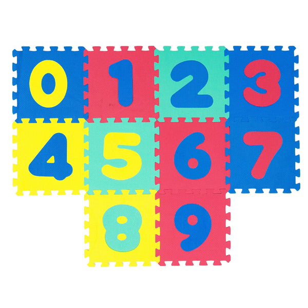 10 Piece Set - EVA Foam Interlocking Puzzle Play Mat