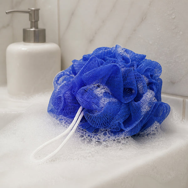 4 Pack Multicolor Mesh Exfoliating Bath Loofah Shower Sponge Body Scrubber