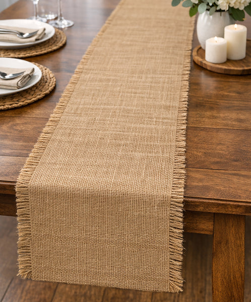 14" Wide Burlap Fabric Natural Multipurpose Fabric