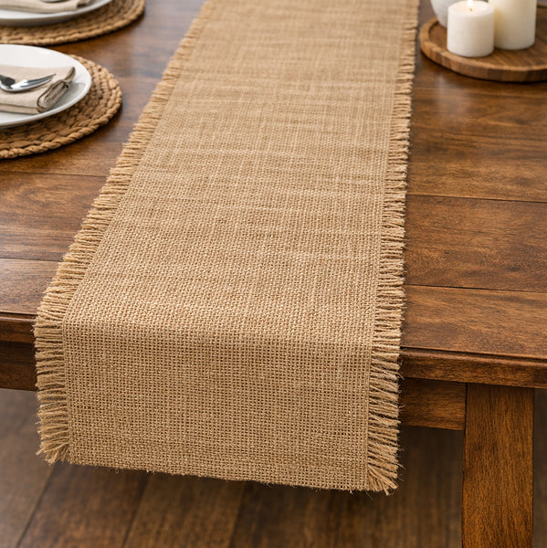 14" Wide Burlap Fabric Natural Multipurpose Fabric