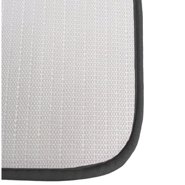 Set of 2 Dark Grey Memory Foam Soft Comfortable Ultra Absorbent Non-Slip Bath Mat