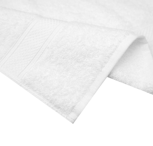 White Cotton Super Soft Lightweight Absorbent Bath Towel 27"x54"