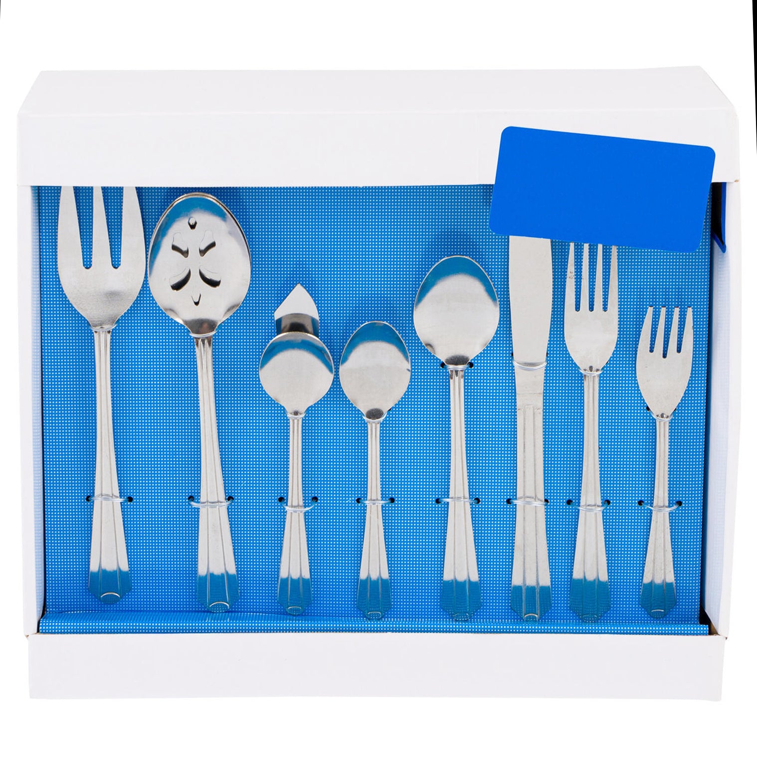 45 Piece Set - Silver Premium Stainless Steel Flatware Set