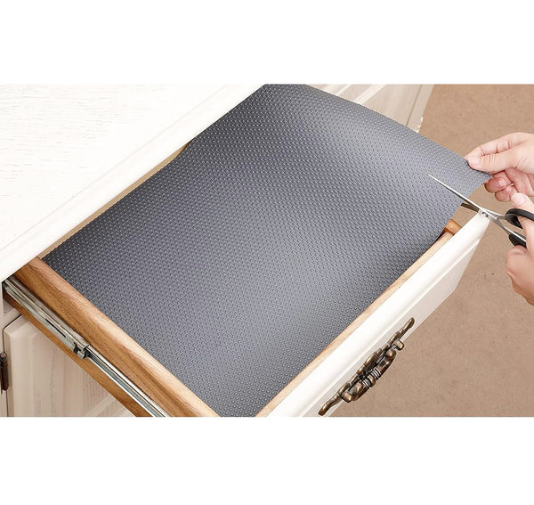 11.8"x59" Premium Shelf Drawers Liner Grey Non-Slip Adhesive-Free - 11.8" x 59"