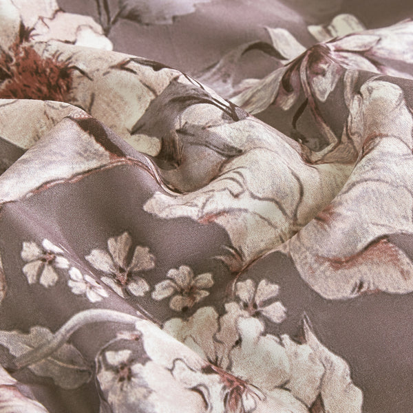 7 Piece Floral Modern Comforter Set Soft Bedding