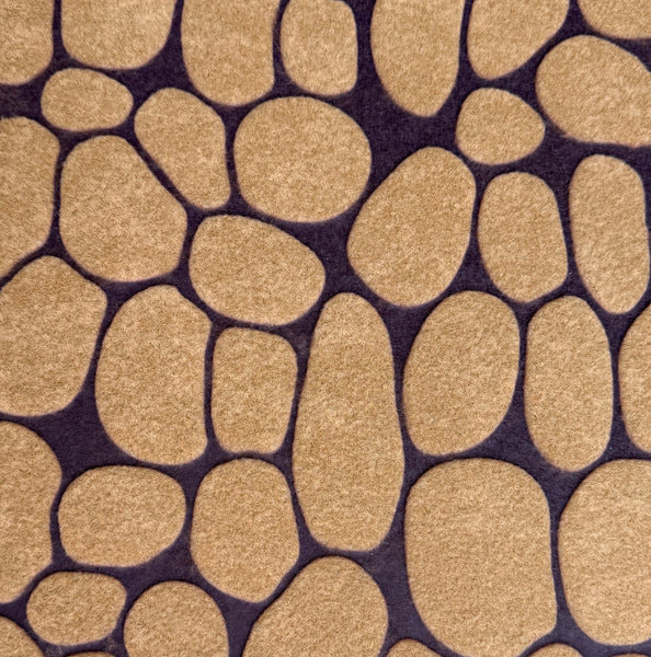 Brown Stones All-Season Sturdy Absorbent Non-Slip Rubber Backing Multipurpose Door Mat