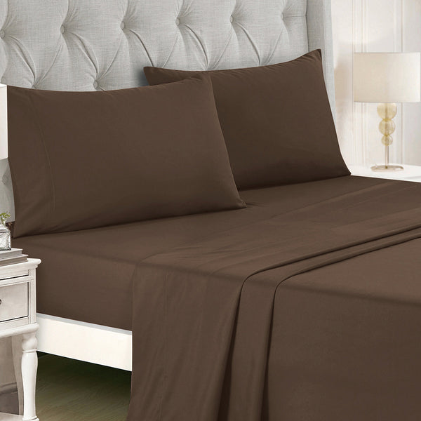 Rust Brown Geometric Modern 9 Piece Bed-in-a-bag Comforter Set