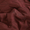 Burgundy Black Striped Geometric Modern 9 Piece Bed-in-a-bag Comforter Set