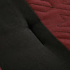 Burgundy Black Striped Geometric Modern 9 Piece Bed-in-a-bag Comforter Set