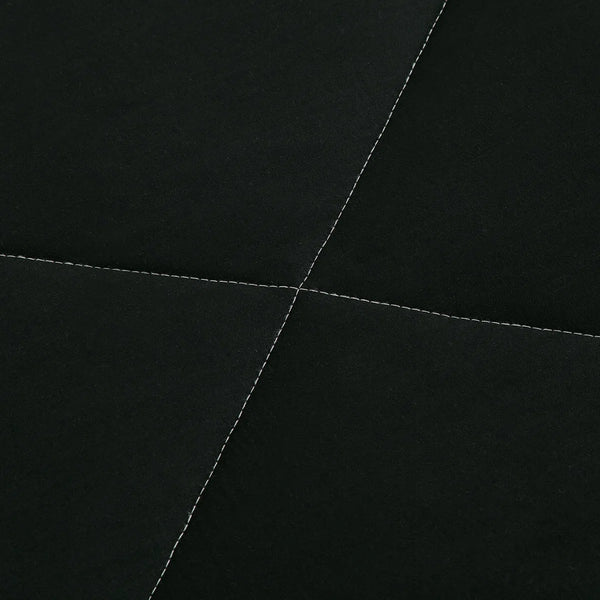 Black White Solid Geometric Modern 9 Piece Bed-in-a-bag Comforter Set