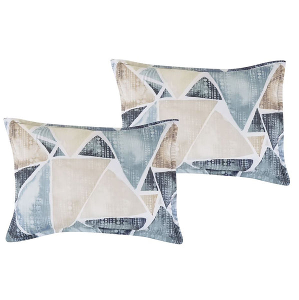 7 Piece Geometric Modern Comforter Set Soft Bedding
