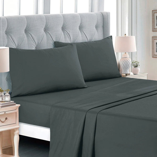 Orange Grey Solid Geometric Modern 9 Piece Bed-in-a-bag Comforter Set