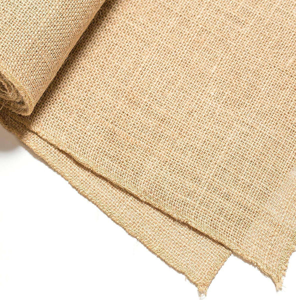 60" Wide Burlap Natural Jute Fiber Multipurpose Fabric