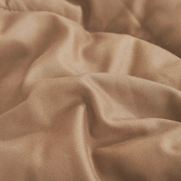 Earthy Brown Solid Modern 9 Piece Bed-in-a-bag Comforter Set