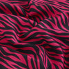 7 Piece Pink Black White Zebra Animal Print Comforter Set Soft Bedding