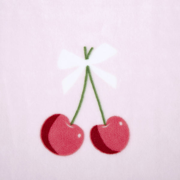 Pink Cherry Soft Plush Fleece Cozy Throw Blanket - 50" x 70"