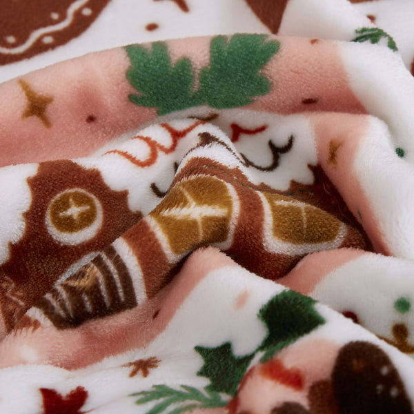 Christmas Holiday Soft Plush Fleece Cozy Throw Blanket - 50" x 70"