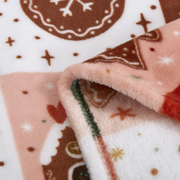Christmas Holiday Soft Plush Fleece Cozy Throw Blanket - 50" x 70"