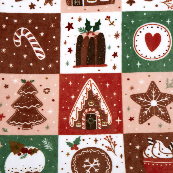 Christmas Holiday Soft Plush Fleece Cozy Throw Blanket - 50" x 70"