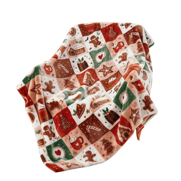 Christmas Holiday Soft Plush Fleece Cozy Throw Blanket - 50" x 70"