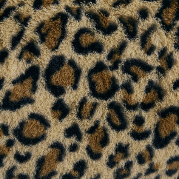 Beige Black Cheetah Animal Print Soft Plush Faux Fur Throw Blanket - 50" x 70"