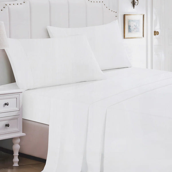 White Black Stripe Geometric Modern 9 Piece Bed-in-a-bag Comforter Set