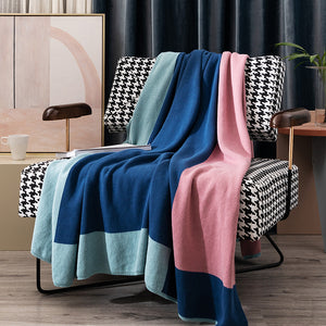 Knitted Office Nap Blanket Nordic Style Small Blanket Summer Blanket Quilt Single Air-Conditioning Blanket Blanket To Keep Warm