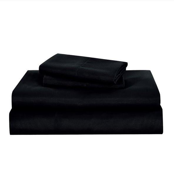 7 Piece Green Black Geometric Solid  Modern Comforter Set Soft Bedding