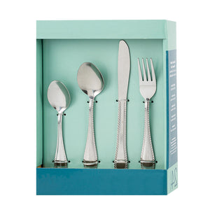 24 Piece Set - Silver Premium Stainless Steel Flatware Set