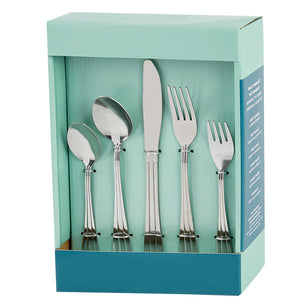 20 Piece Set - Silver Premium Stainless Steel Flatware Set