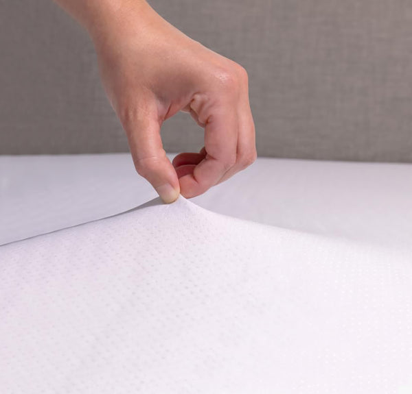 12" Deep - Queen Size Waterproof Fabric Mattress Cover Protector With Zipper