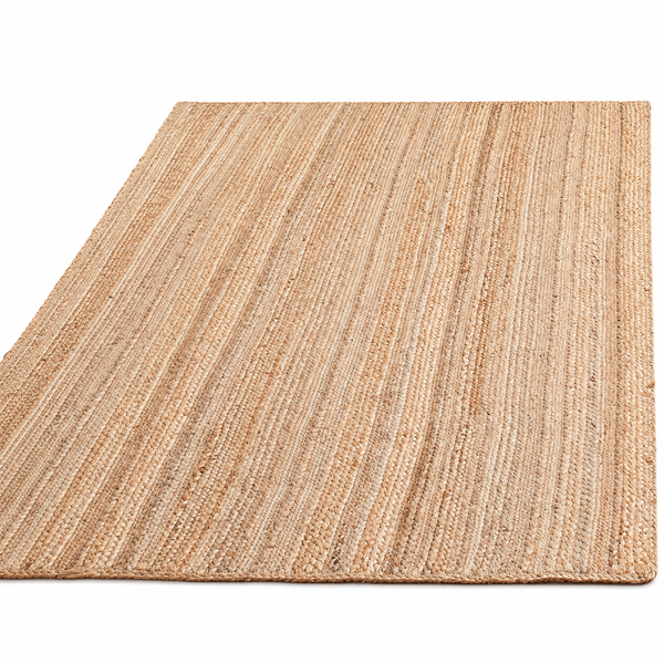 Natural Jute Hand-Woven Braided Area Rug
