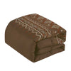 7 Piece Brown Tribal Comforter Set Soft Bedding