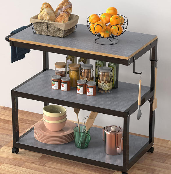 11.8"x59" Premium Shelf Drawers Liner Grey Non-Slip Adhesive-Free - 11.8" x 59"