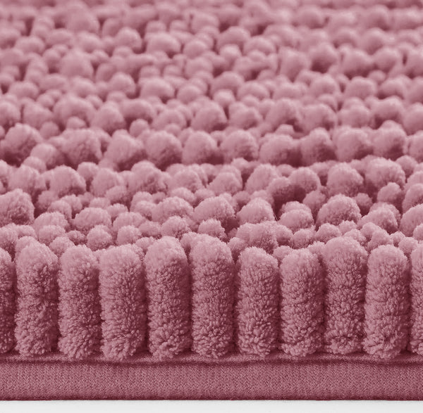 18"x18" - Mauve Soft Cozy Plush Chenille Toilet Seat Cover