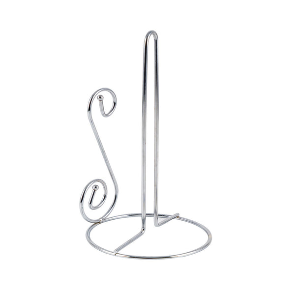11" Tall - Silver Metal Paper Towel Holder