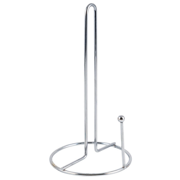 11" Tall - Silver Metal Paper Towel Holder