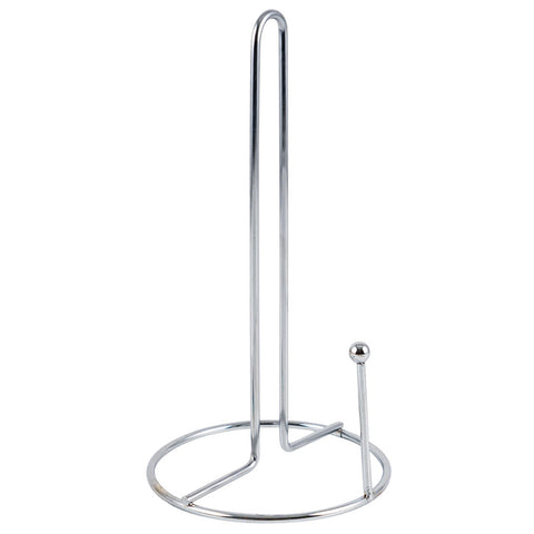 11" Tall - Silver Metal Paper Towel Holder