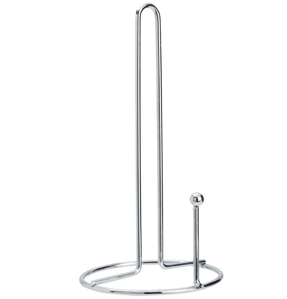 11" Tall - Silver Metal Paper Towel Holder