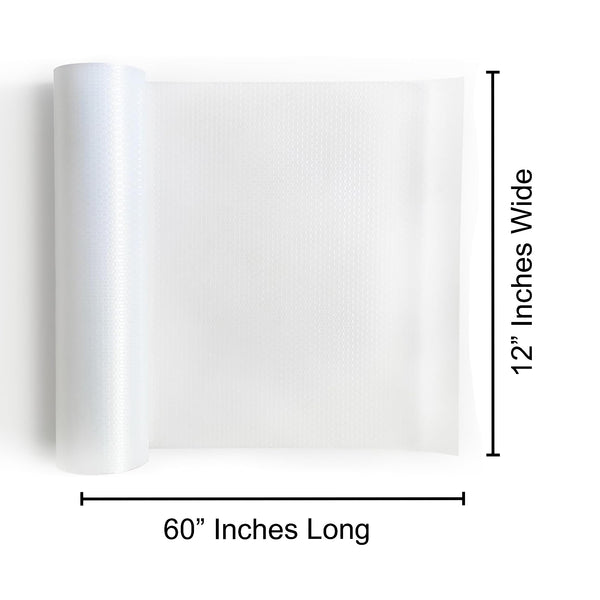 11.8"x59" Premium Shelf Drawers Liner Clear Transparent Non-Slip Adhesive-Free - 11.8" x 59"